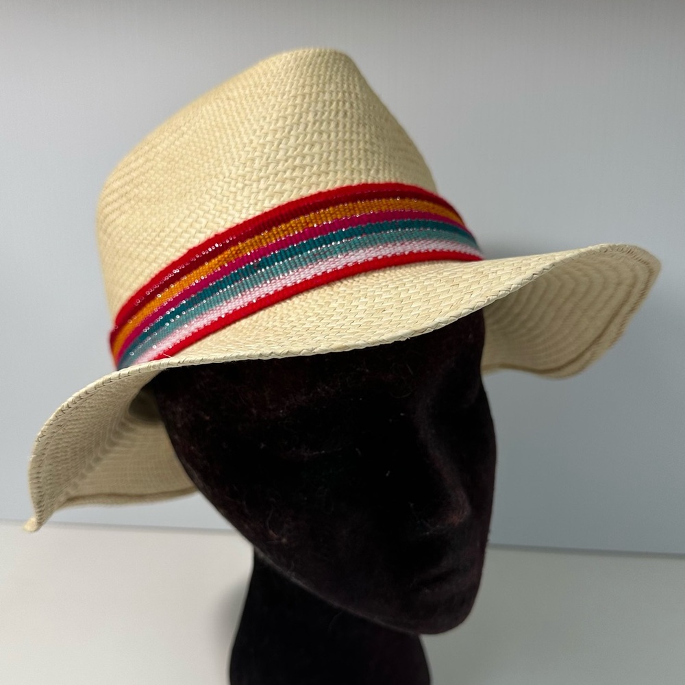 Elegancia Tropical Desierto Classic Panama Hat Handwoven NWT Unisex Sz L… - Picture 5 of 16
